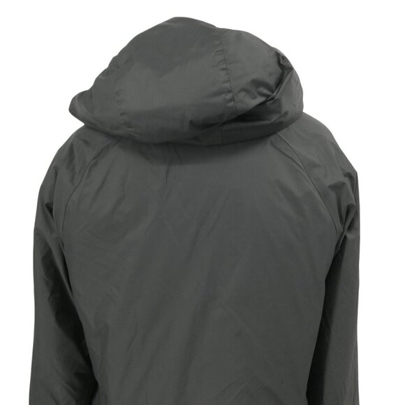 Eddie Bauer First Ascent Gray Goose Down Hooded Jacket Size L Pockets Outdoor - Picture 5 of 16